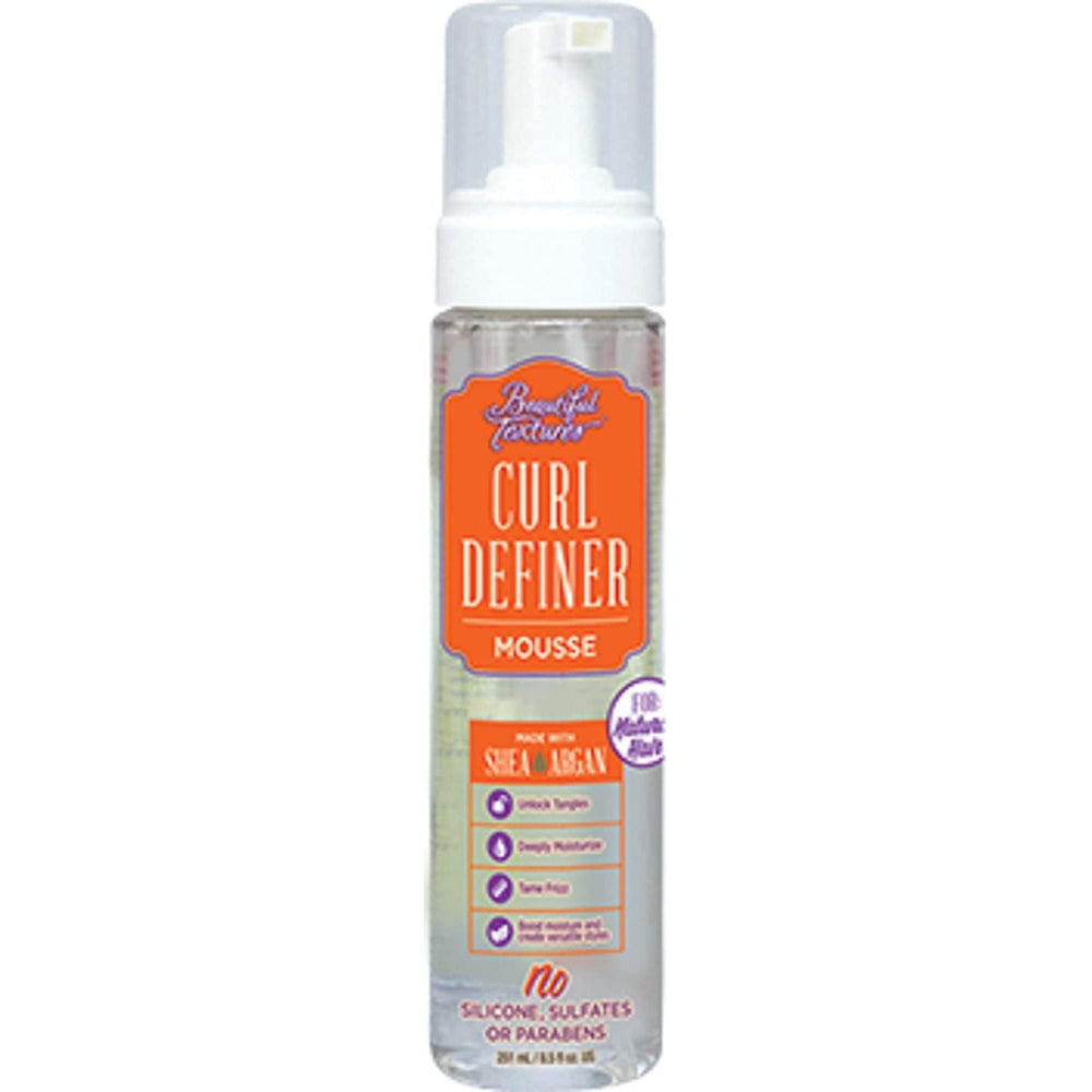 Beautiful Textures Curl Definer Mousse Frizz Control & Enhanced Definition for Curly & Wavy Textured Hair 251ml / 8.49 oz