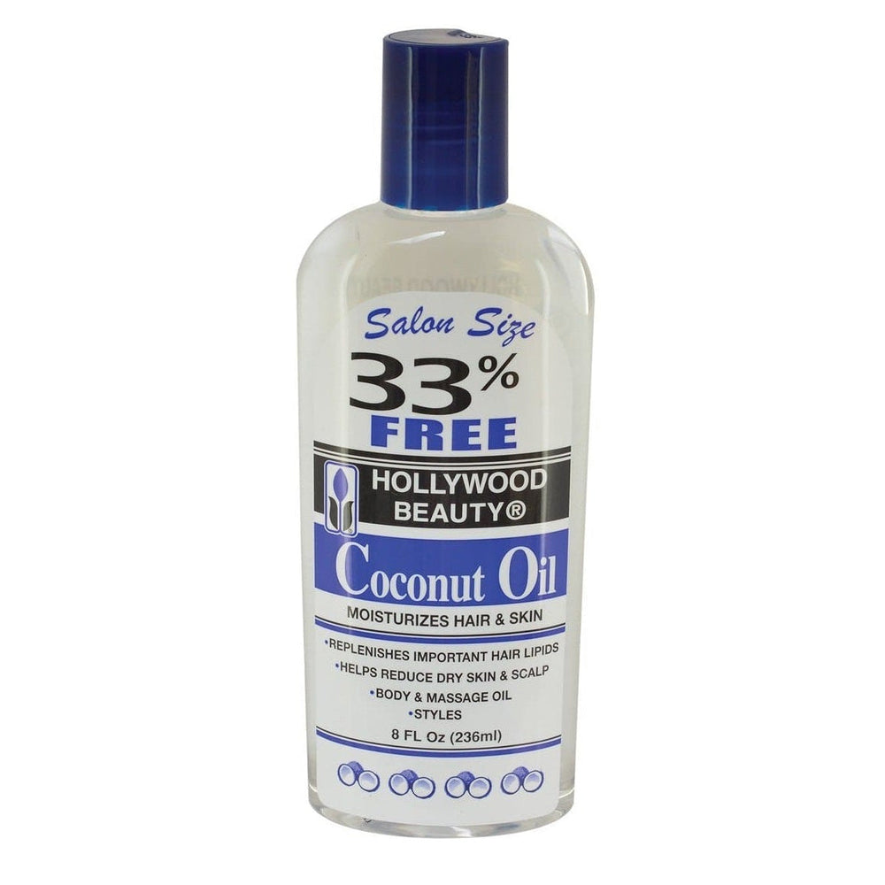 Hollywood Beauty Coconut Oil Moisturizer: Nourishing Hydration for Hair & Skin 236ml/7.98 oz