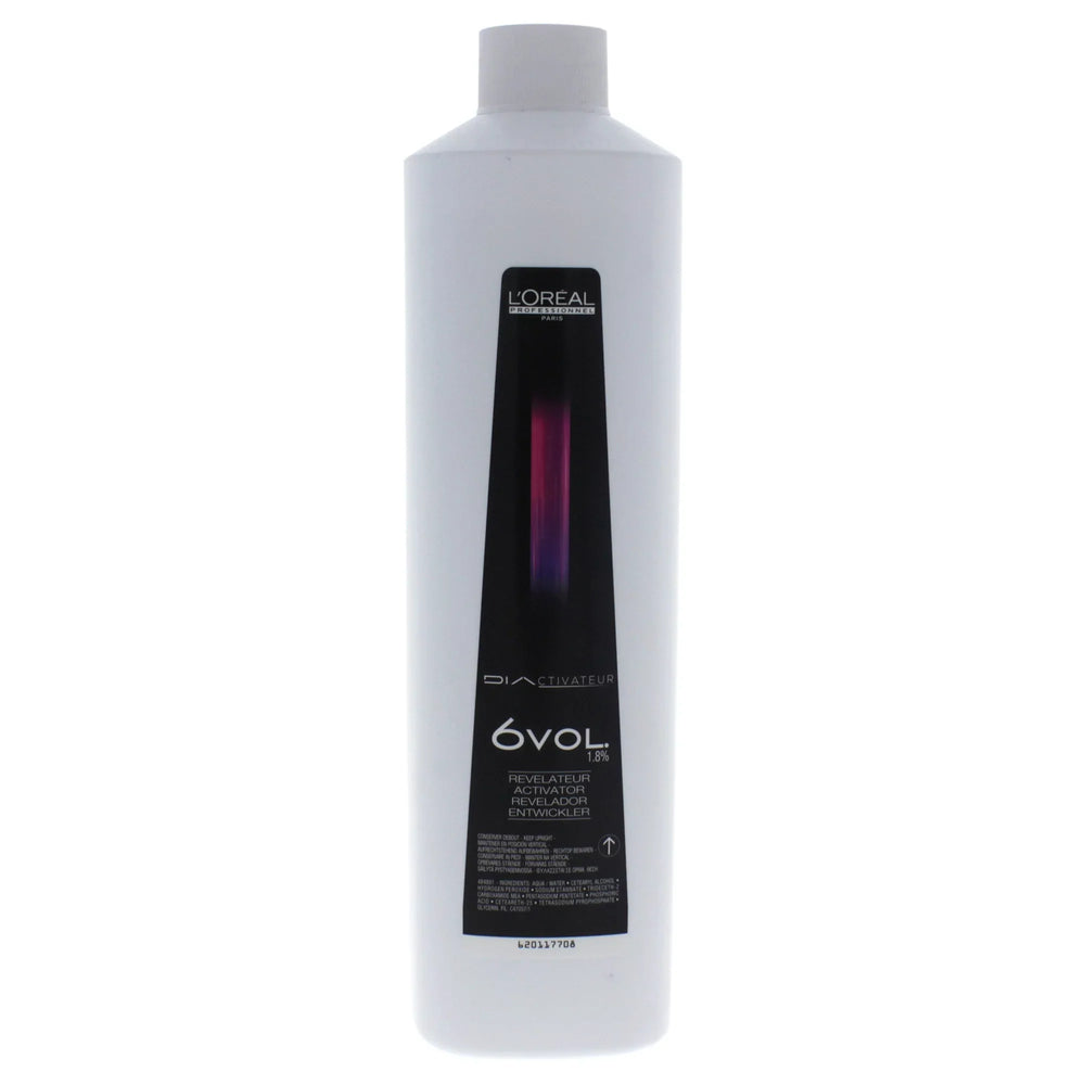 L'Oreal Professionnel Dia Activateur 6 Vol. 1.8% Gentle Hair Colour Activation & Gloss for Professional Salons & At-Home Colourists 1000ml (33.8 oz)