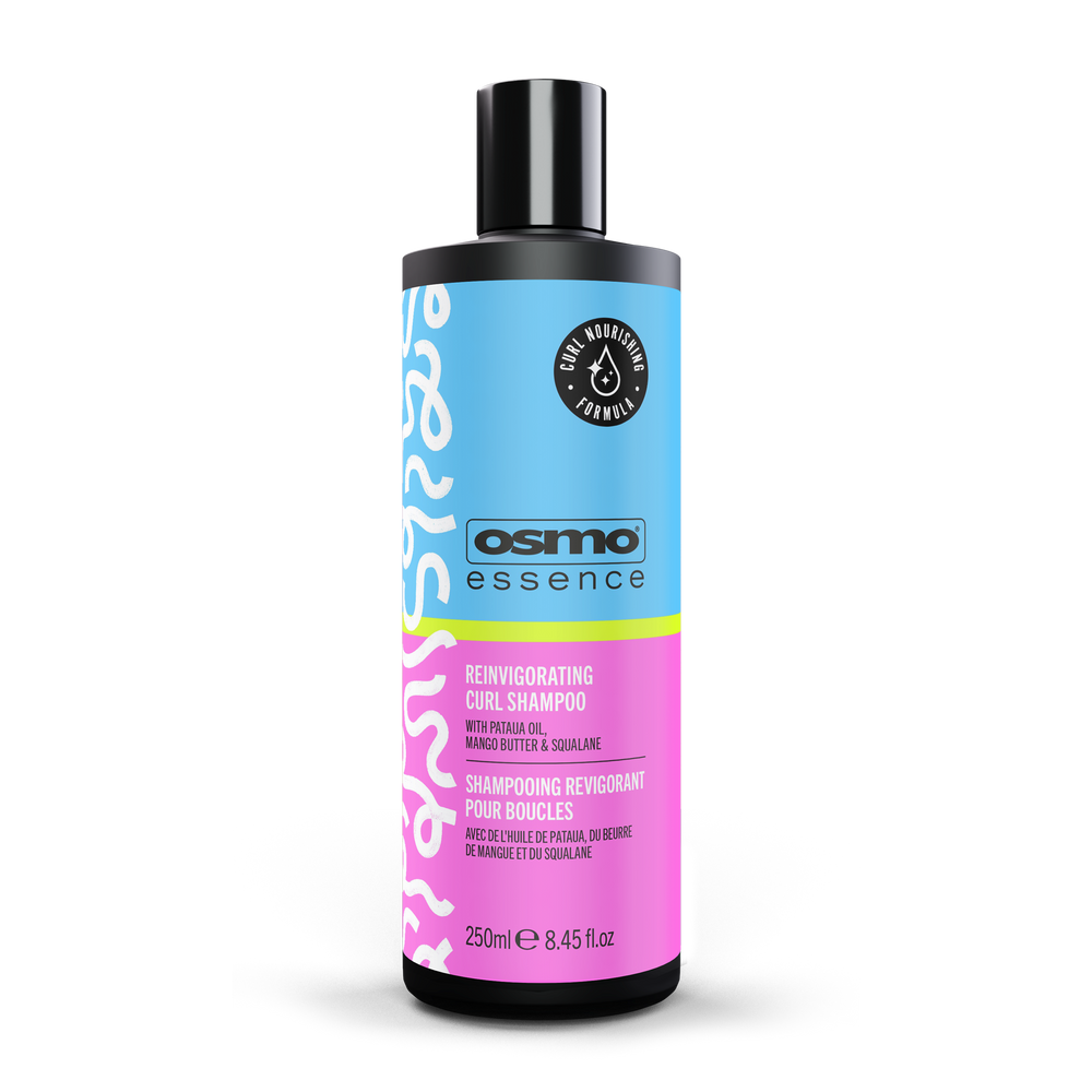 OSMO Essence Reinvigorating Curl Shampoo Defines & Hydrates Curls for Curly & Wavy Hair 250ml/8.45 fl. oz.