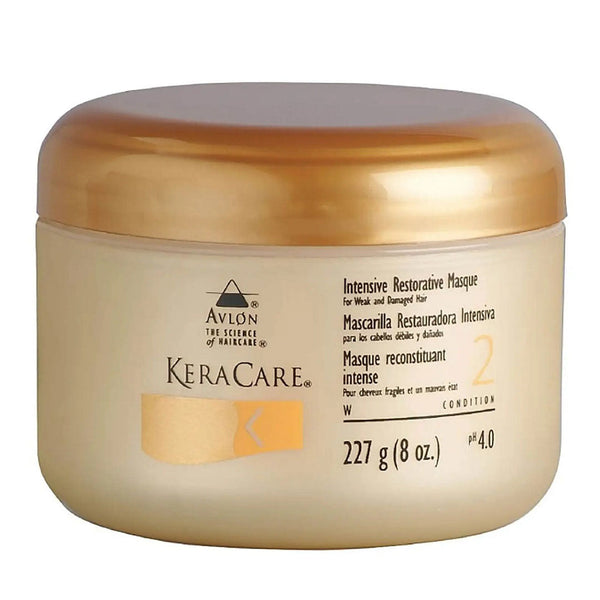 Keracare Intensive Restorative Masque 8 oz / 237 ml - For Damaged, Dry & Weakened Hair