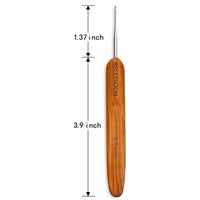 Jmail Stainless Steel Crochet Needle/Hook for Professional Braid Installation & Dreadlock Maintenance