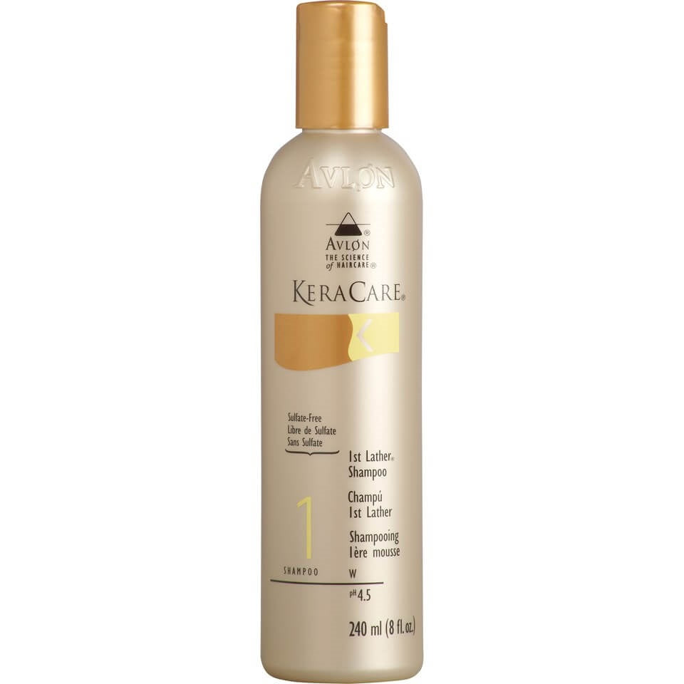 Keracare 1st Lather Shampoo 8 oz / 237 ml - Deep Cleansing for All Hair Types
