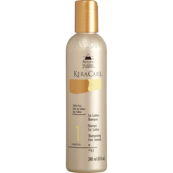 Keracare 1st Lather Shampoo 8 oz / 237 ml - Deep Cleansing for All Hair Types