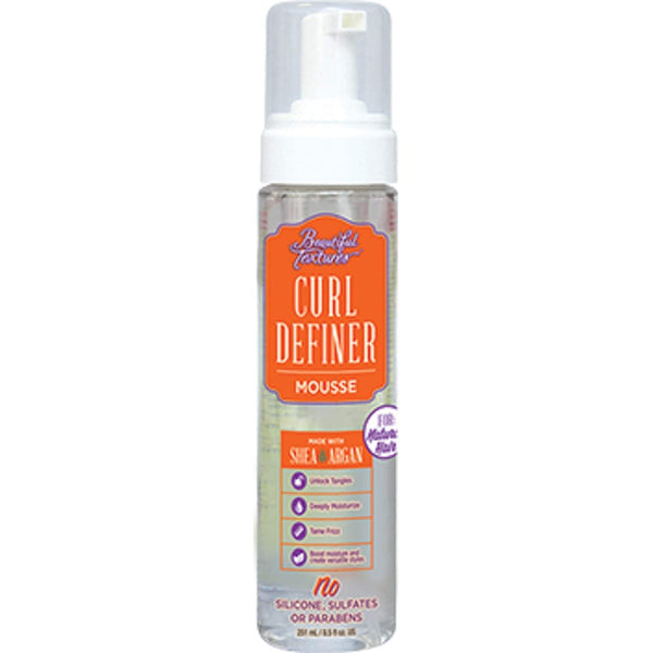 Beautiful Textures Curl Definer Mousse Frizz Control & Enhanced Definition for Curly & Wavy Textured Hair 251ml / 8.49 oz