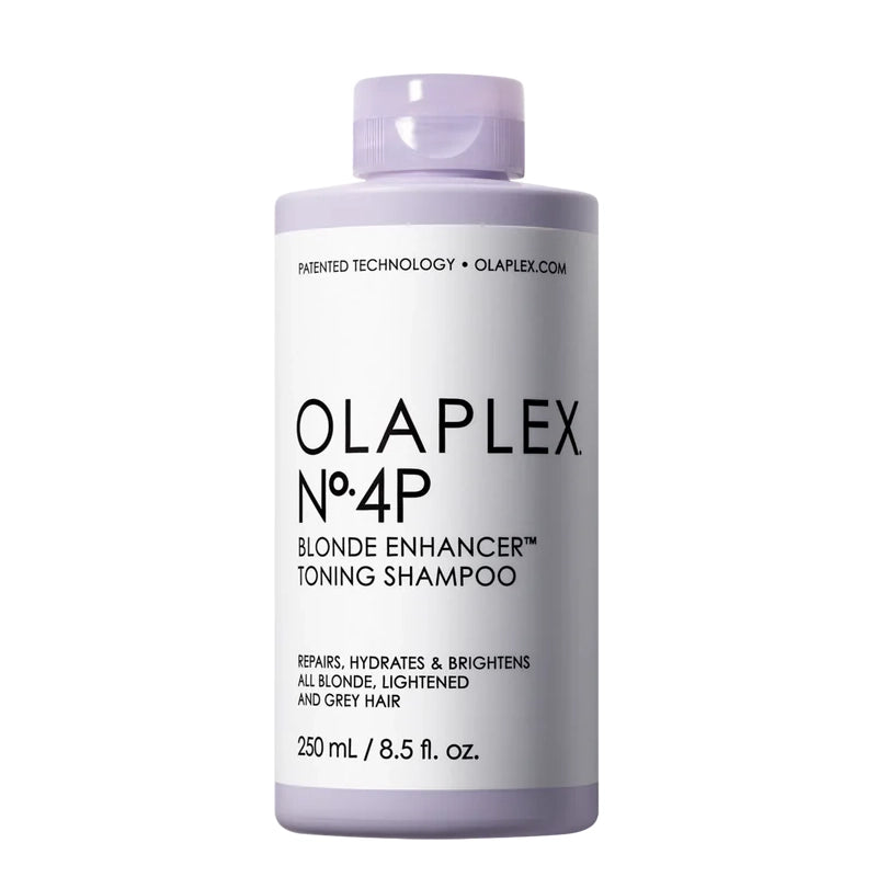 Olaplex No.4P Blonde Enhancer Toning Shampoo 8.5 oz / 250 ml - For Blonde, Highlighted & Grey Hair