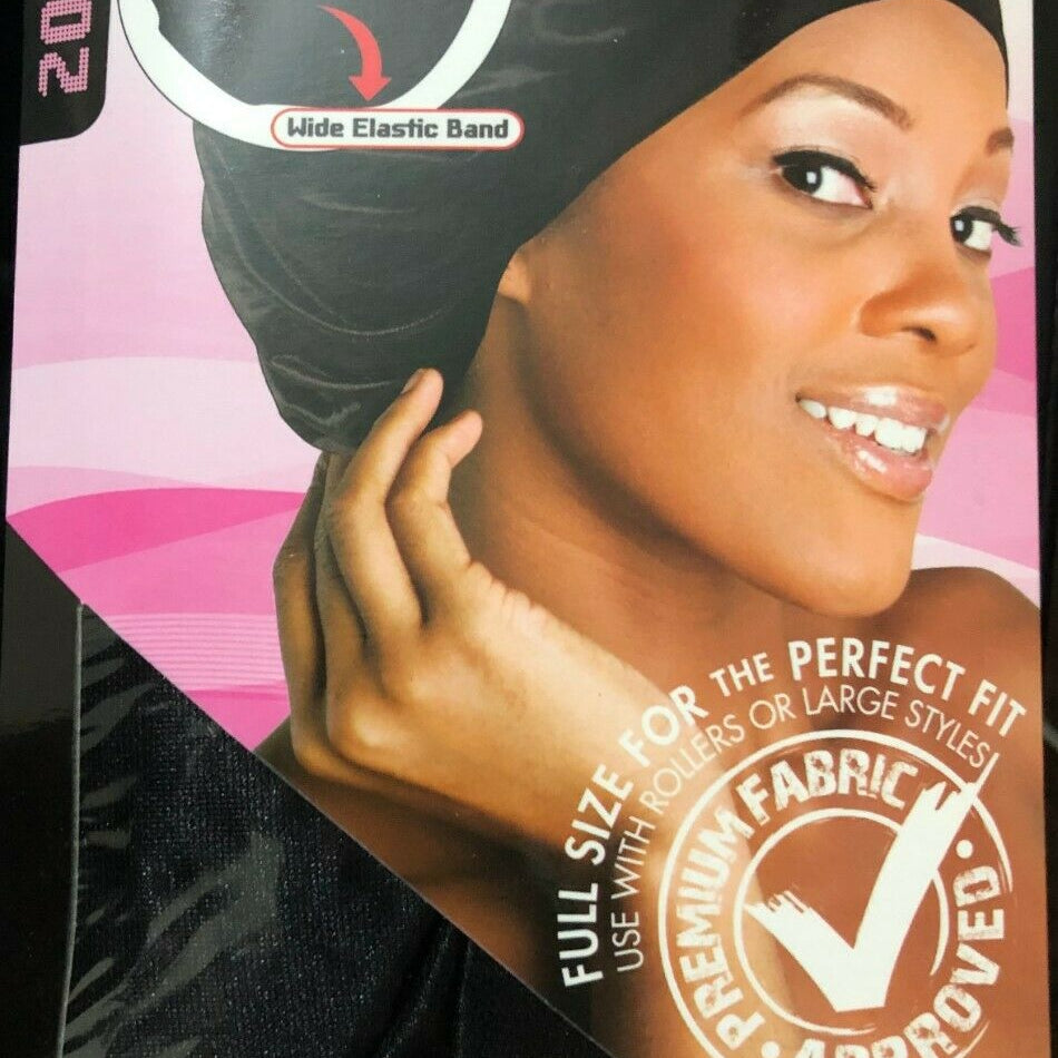Magic Collection Sleep Cap No.2192BLA Ultimate Hair Protection for All Hair Types