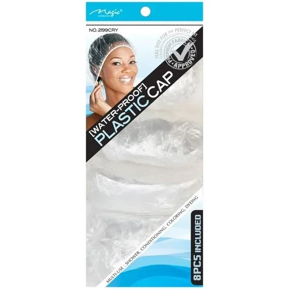 Magic Collection Water-Proof Plastic Caps - Essential Shower & Treatment Protection (8 pcs)