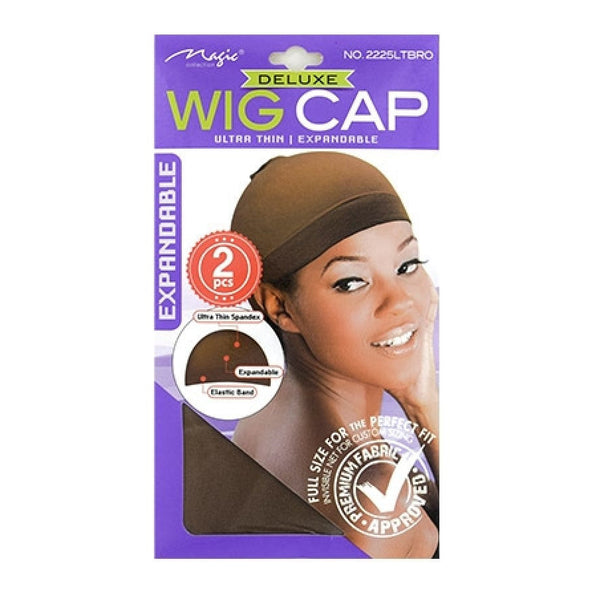 Magic Collection Deluxe Wig Cap No.2225LTBRO Secure & Comfortable Fit for Ultimate Wig Wear