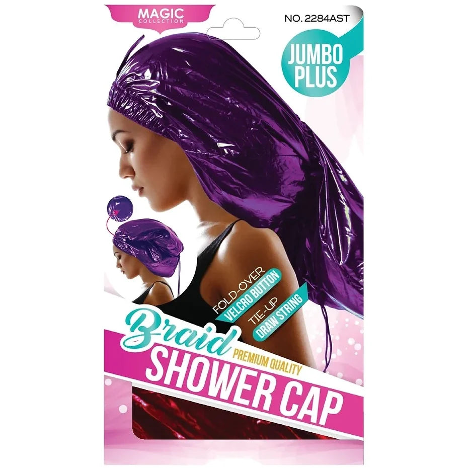 Magic Collection Jumbo Plus Braid Shower Cap for Protecting Braids & Long Styles