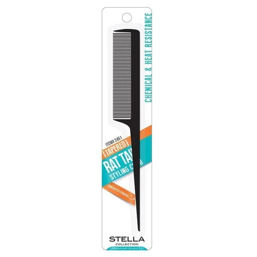 Stella Collection Rat Tail Styling Comb No.2451 for Precise Parting & Professional Styling