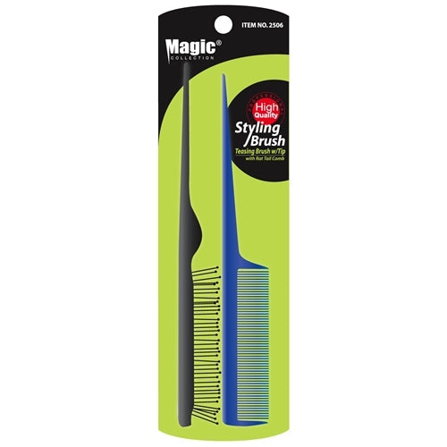 Magic Collection Teasing Brush Item No.2506 for Instant Volume & Root Lift | Professional & Home Styling