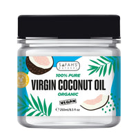Safah's Natural 100% Pure Virgin Coconut Oil | Organic Deep Hydration for Hair & Skin