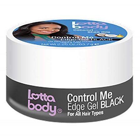Revlon Lottabody Control Me Edge Gel Extra Hold & Sleek Edges for Dark Hair Styles 2.25 Ounce