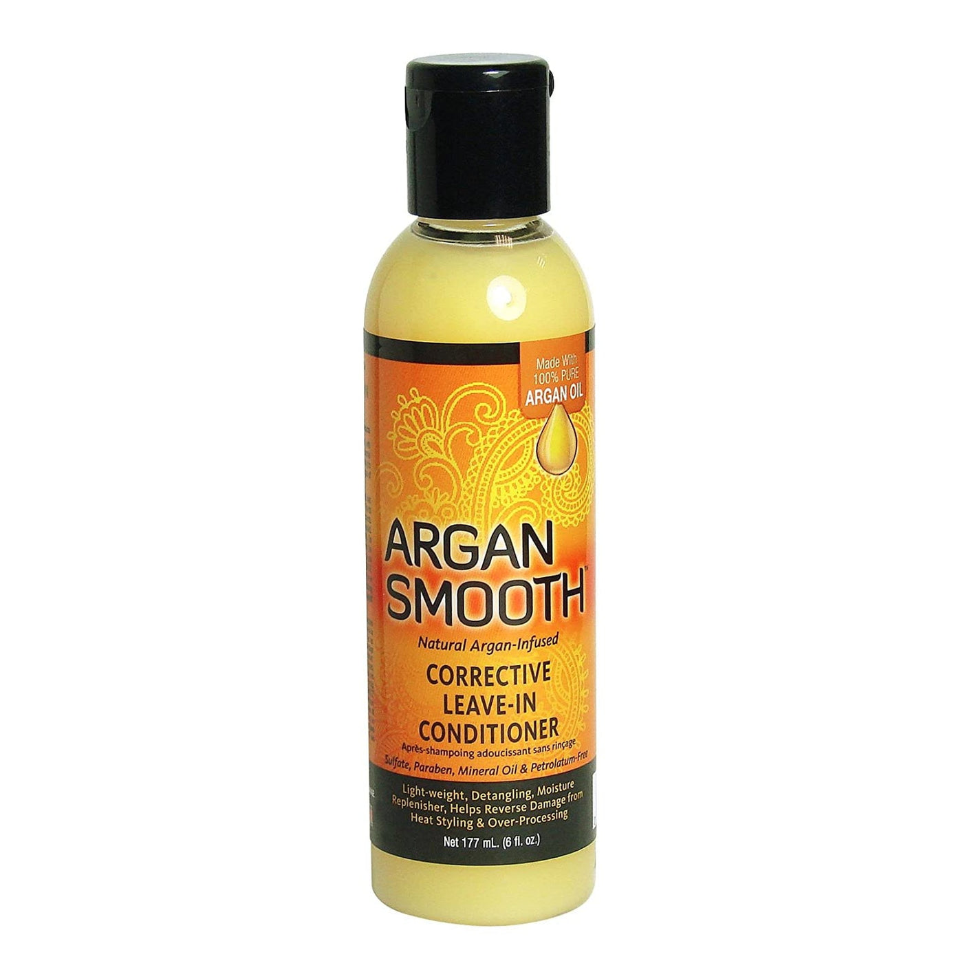 Argan Smooth Corrective Leave-in Conditioner for Frizz Control & Repair, 177ml/5.99 oz