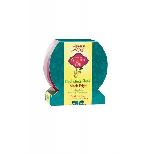 Hawaiian Silky Argan Oil Hydrating Sleek Edge Control for All Hair Types 68g/2.4 oz