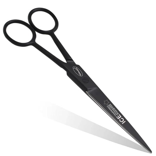 Fine Lines UK Barber Scissors Precision Cutting for Professionals 6.5'' Black