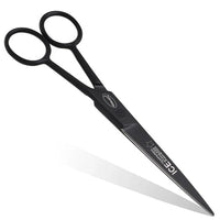 Fine Lines UK Barber Scissors Precision Cutting for Professionals 6.5'' Black