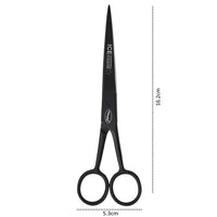 Fine Lines UK Barber Scissors Precision Cutting for Professionals 6.5'' Black