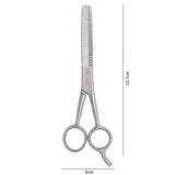 Fine Lines UK Professional Thinning Scissors with Finger Rest Achieve Seamless Blending & Volume Reduction for Hairdressers & Barbers 6.5 inches