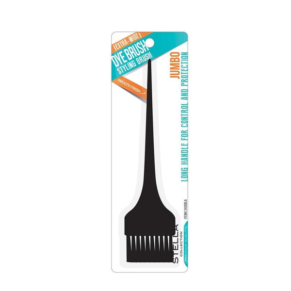 Stella Collection Dye Brush & Styling Brush NO.2428BLA for Precise Colour Application & Smooth Styling