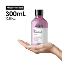L'Oréal Professionnel Serié Expert Liss Unlimited Shampoo Smooth, Glossy & Frizz-Free Hair for Unruly Hair 300 ml/10.14 oz