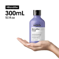 L'Oréal Professionnel Serié Expert Blondifier Cool Shampoo for Neutralising Yellow Tones & Enhancing Cool Blonde Vibrancy