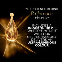 L'Oréal Préférence 4.26 Pure Burgundy Cool Violet Permanent Hair Colour - Fade-Defying Luminous Shine for All Hair Types