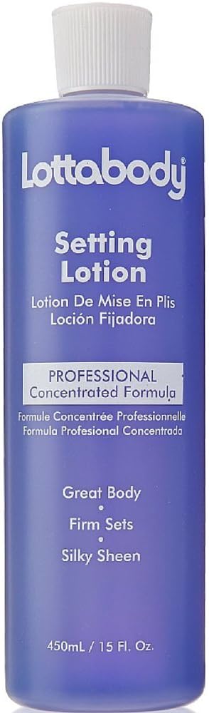 Revlon Lottabody Setting Lotion for Long-Lasting Hold & Brilliant Shine for Professional Styling & Natural Hair 32oz