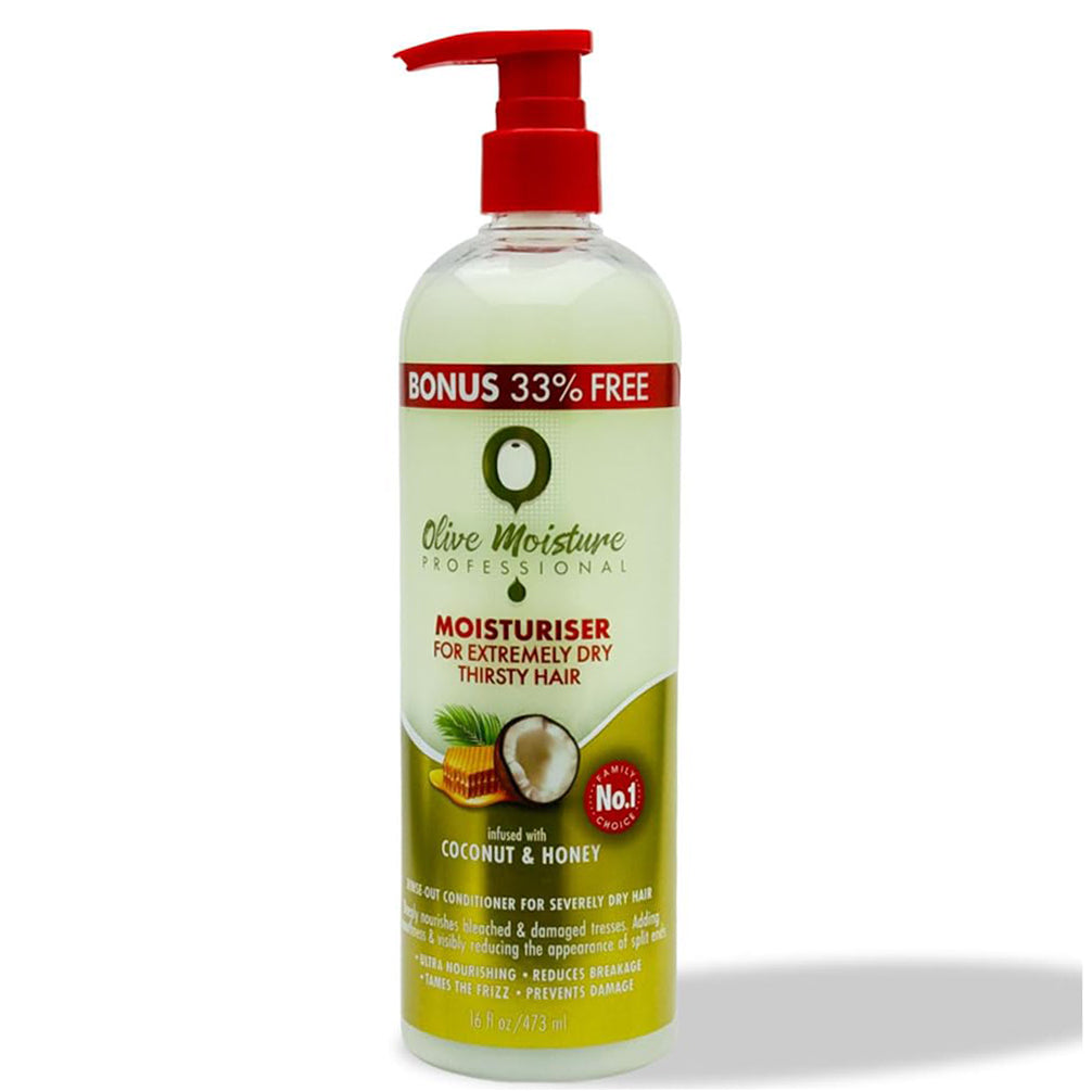 Olive Moisture Intense Hydration Leave-In Conditioner for Extremely Dry Thirsty Hair 16 oz