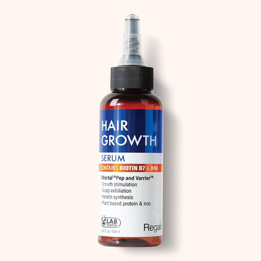 Regain Hair Growth Serum | Stimulates Follicles & Reduces Hair Loss for Men & Women 100 ml/3.38 oz