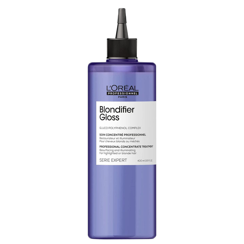 L'Oréal Professionnel Serié Expert Blondifier Gloss Concentrate Treatment for Resurfacing & Illuminating Highlighted or Blond Hair 400 ml/13.53 oz