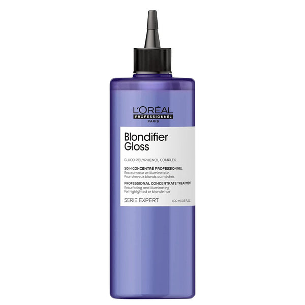 L'Oréal Professionnel Serié Expert Blondifier Gloss Concentrate Treatment for Resurfacing & Illuminating Highlighted or Blond Hair 400 ml/13.53 oz