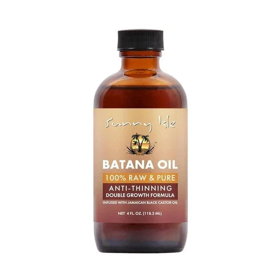 Sunny Isle 100% Raw & Pure Anti-Thinning Batana Oil Batana and Jamaican black castor oils 118.3 ml/4.0 oz