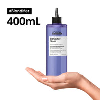 L'Oréal Professionnel Serié Expert Blondifier Gloss Concentrate Treatment for Resurfacing & Illuminating Highlighted or Blond Hair 400 ml/13.53 oz
