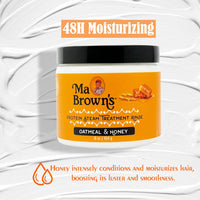 Ma Brown's Protein Steam Treatment Rinse for Damaged & Dry Hair 16 oz