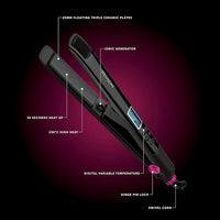 Revlon Perfect Straight 230° Digital Styler for Ultra-Smooth, Frizz-Free Hair & Professional Results