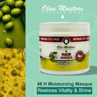 Olive Moisture Hair Masque Intense Hydration & Repair for Dry, Damaged Hair 16 oz