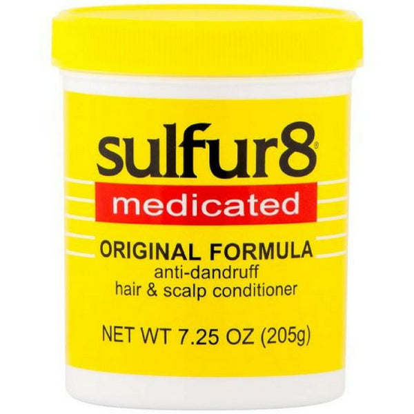 Sulfur8 Treatment Original Formula Hair & Scalp Conditioner Relieves Dry Scalp & Dandruff for All Hair Types 200ml / 6.76 oz