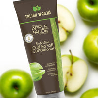 Taliah Waajid Green Apple & Aloe Nutrition Curl So Soft Conditioner Deeply Nourishes & Softens Curls for Wavy, Curly & Coily Hair 10 oz