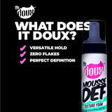 The Doux Mousse Def Texture Foam for High-Definition Curls and Shine