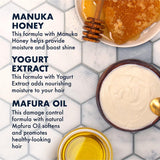 Shea Moisture Manuka Honey & Yogurt Hydrate + Repair Protein Power Treatment 8 oz / 237 ml - For Weak, Dry & Damaged Hair