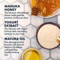 Shea Moisture Manuka Honey & Yogurt Hydrate + Repair Protein Power Treatment 8 oz / 237 ml - For Weak, Dry & Damaged Hair