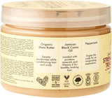 Shea Moisture Jamaican Black Castor Oil Strengthen & Restore Treatment Masque 12 oz / 355 ml - For Damaged, Brittle & Chemically Processed Hair