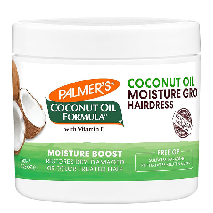 Palmer's Coconut Oil Formula Moisture Boost Gro Hairdress 5.25 oz Smooths Frizz