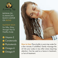 Sunny Isle 100% Raw & Pure Anti-Thinning Batana Oil Batana and Jamaican black castor oils 118.3 ml/4.0 oz