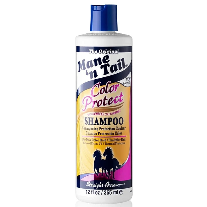 Mane N Tail Color Protect Shampoo for Colour Vibrancy & Shine for Colour-Treated Hair 12 oz