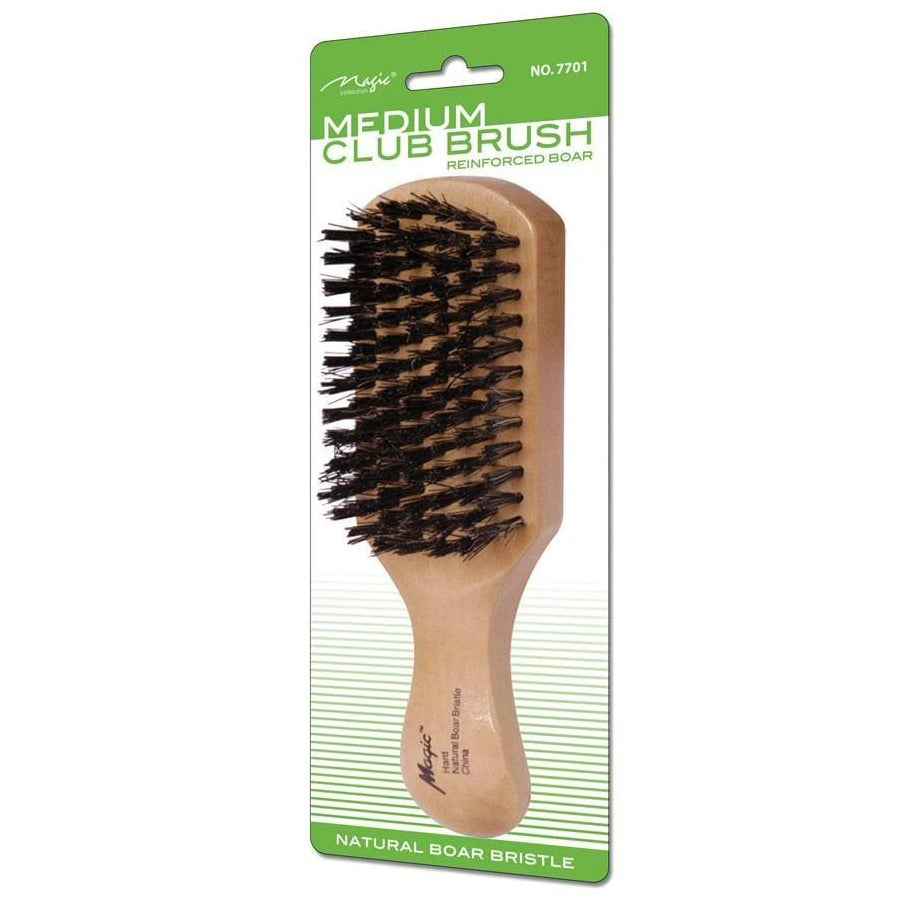 Magic Collection Medium Club Brush (No.7701) for Smooth Styling & Scalp Stimulation, Medium