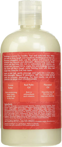 Shea Moisture Red Palm Oil & Cocoa Butter Hi-Slip Detangling Shampoo 13 oz / 384 ml - Anti-Shrinkage & Tangle-Free