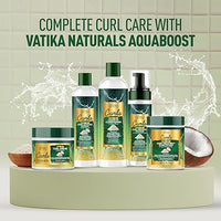 Vatika Naturals Curls Curl Defining Cream – Rice Water & Electrolytes for Defined, Hydrated Curls 227g/8.01 oz